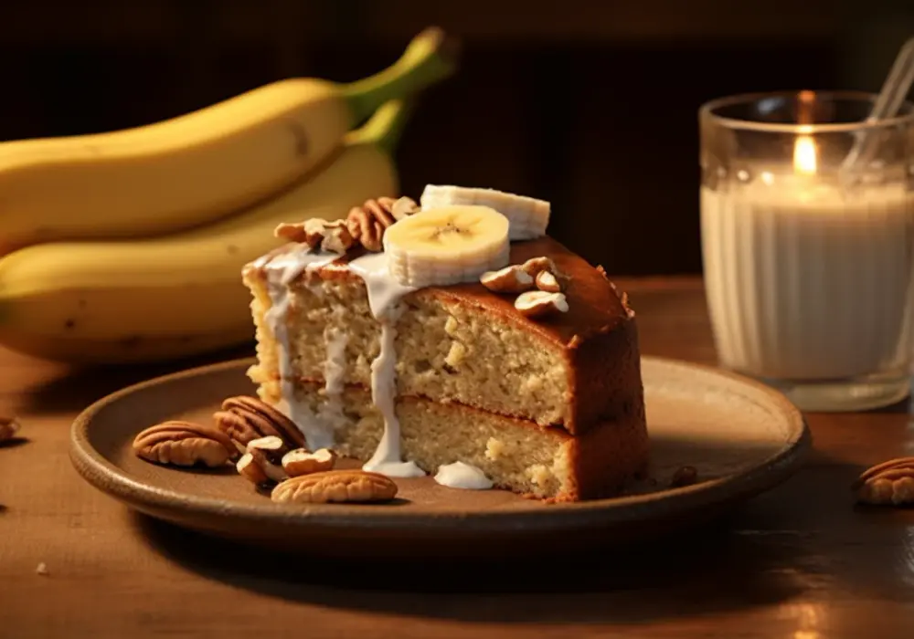 Ciasto bananowe orzechowe - przepis na pyszne ciasto z bananami