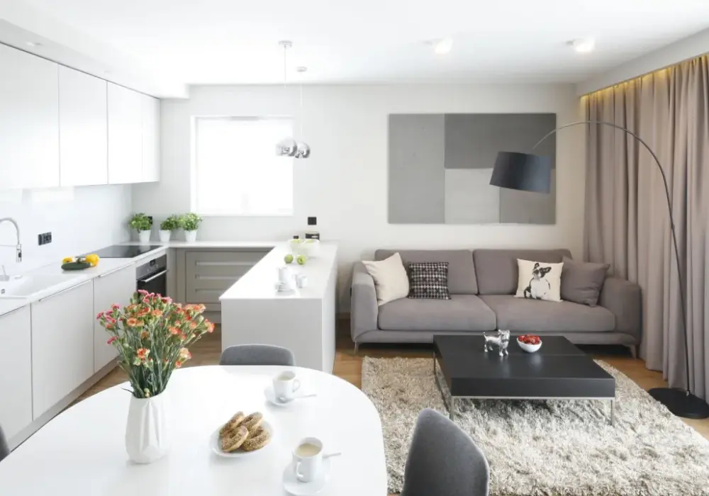 Jak urządzić małą kuchnię otwartą na salon: 10 sprytnych porad