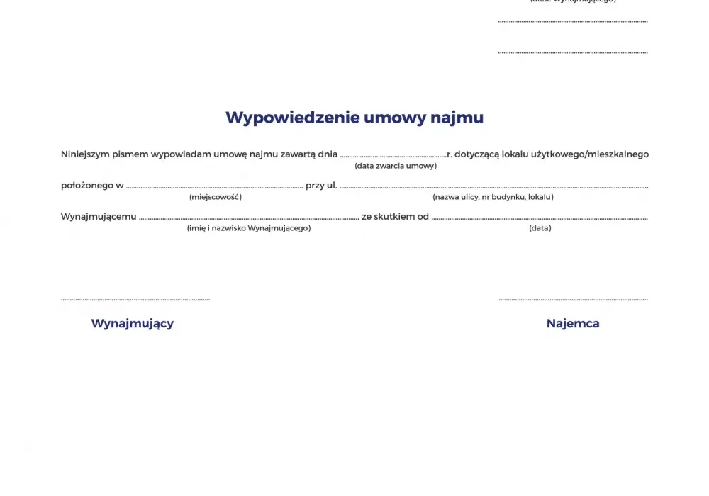 Jak skutecznie napisać wypowiedzenie umowy najmu bez przykrych konsekwencji