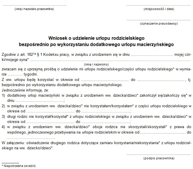 Jak wypełnić wniosek o urlop macierzyński: Prosty wzór krok po kroku