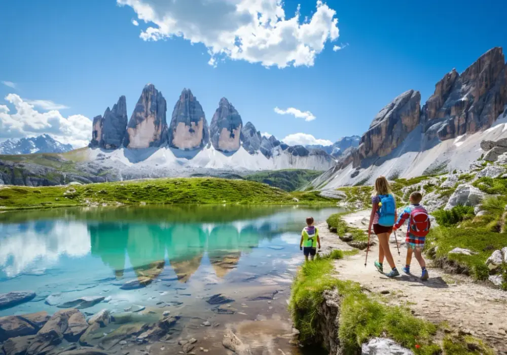 Dolomity z dziećmi: rodzinne wyprawy i atrakcje w górach Dolomitach
