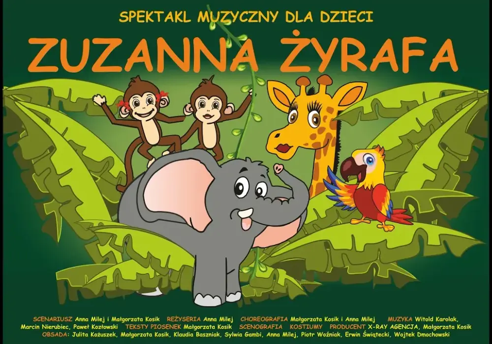 Zuzanna Żyrafa spektakl – odkryj przygodę pełną przyjaźni i radości
