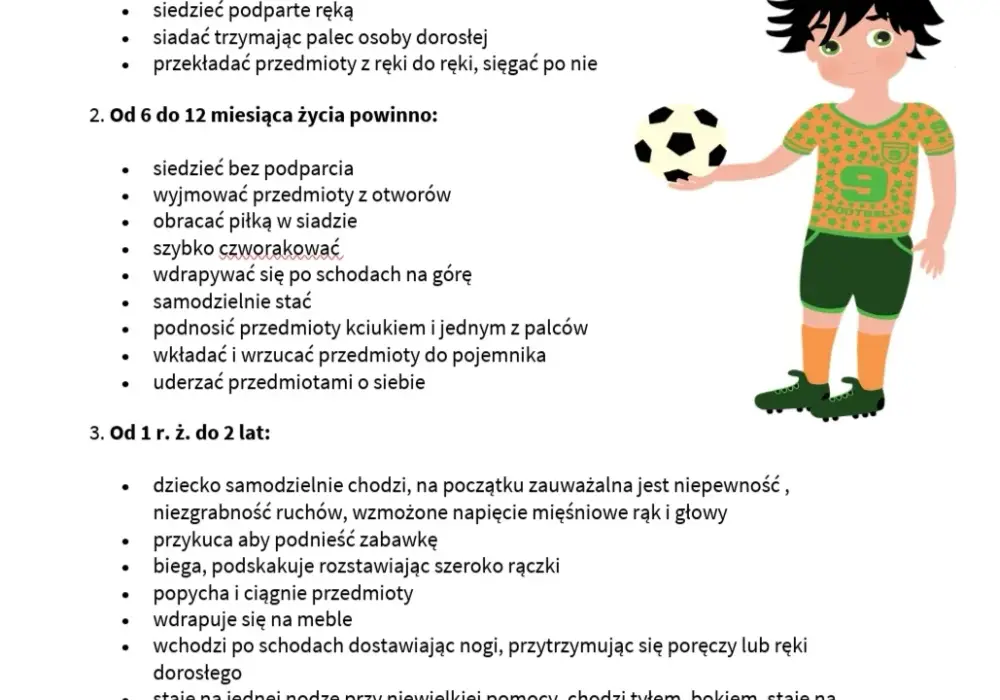 Rozwój motoryczny dziecka: kluczowe etapy i znaczenie