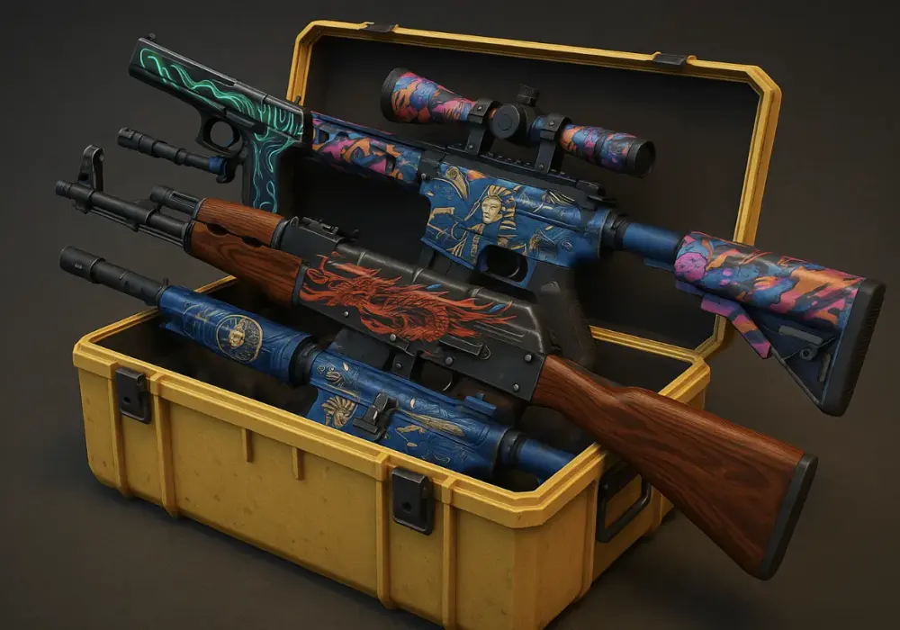 Skrzynka CS2 ze skinami