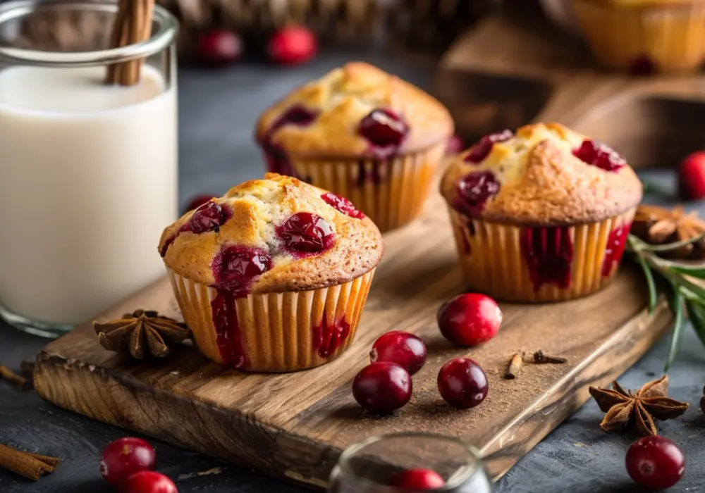 Muffinki z żurawiną: Jak wprowadzić owocowy akcent do śniadania?
