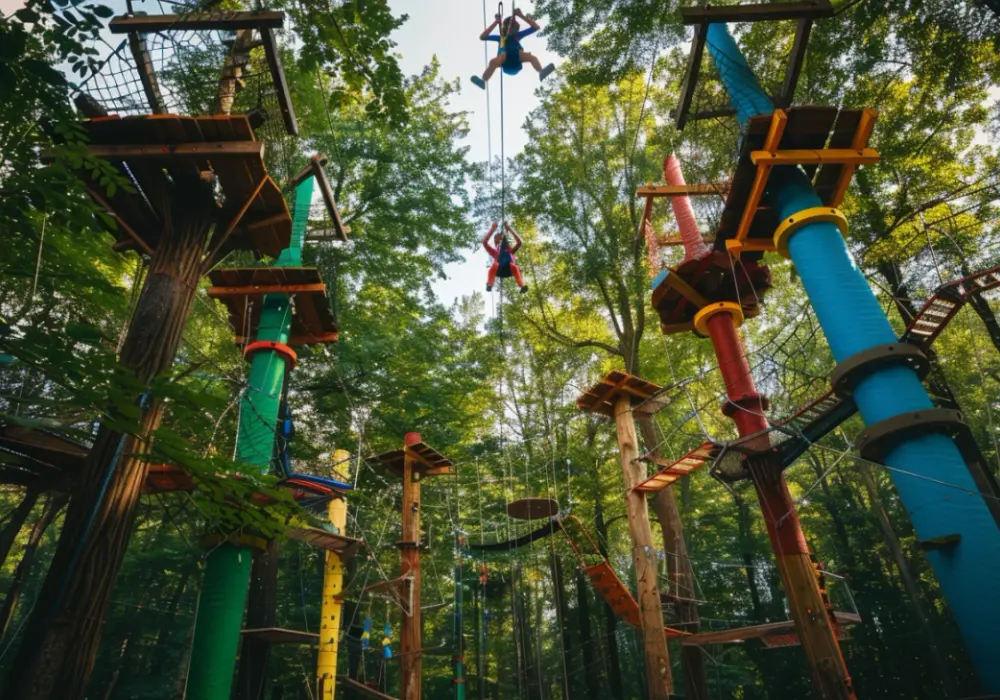 Adrenalina i zabawa czekają na Kaszubach: Park linowy