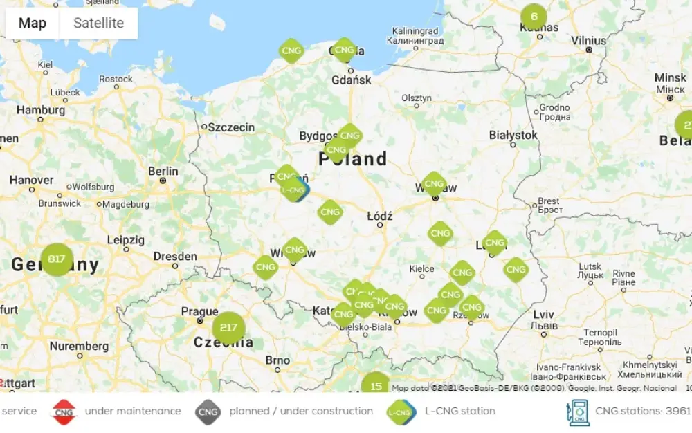 Gdzie tankować CNG w Polsce? Sprawdź stacje i uniknij problemów z gazem