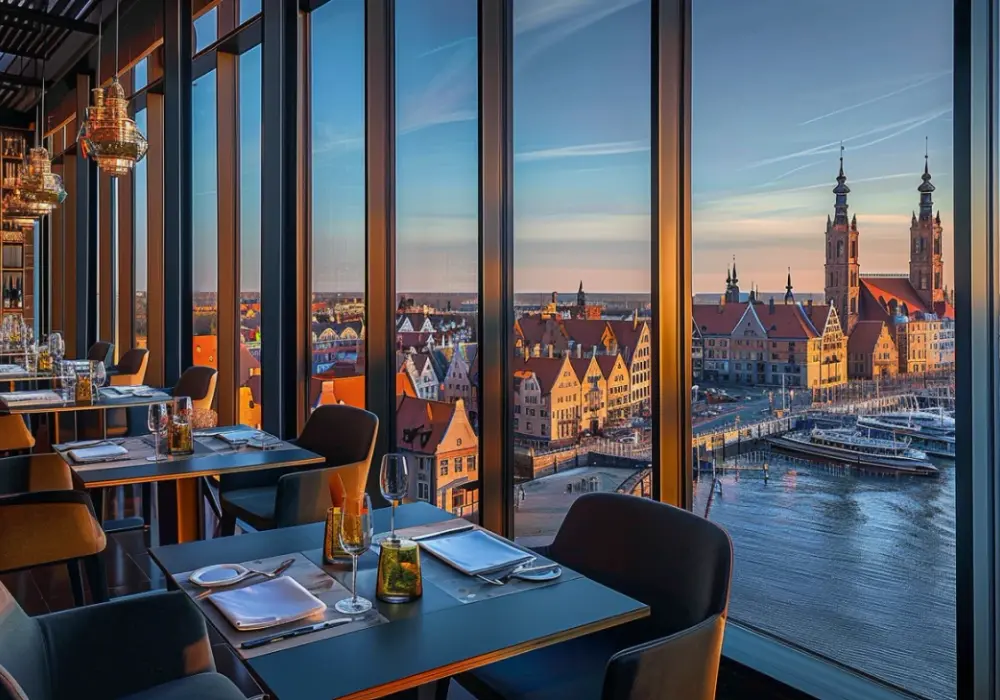 Olivia Star - restauracja z panoramicznym widokiem na Gdańsk