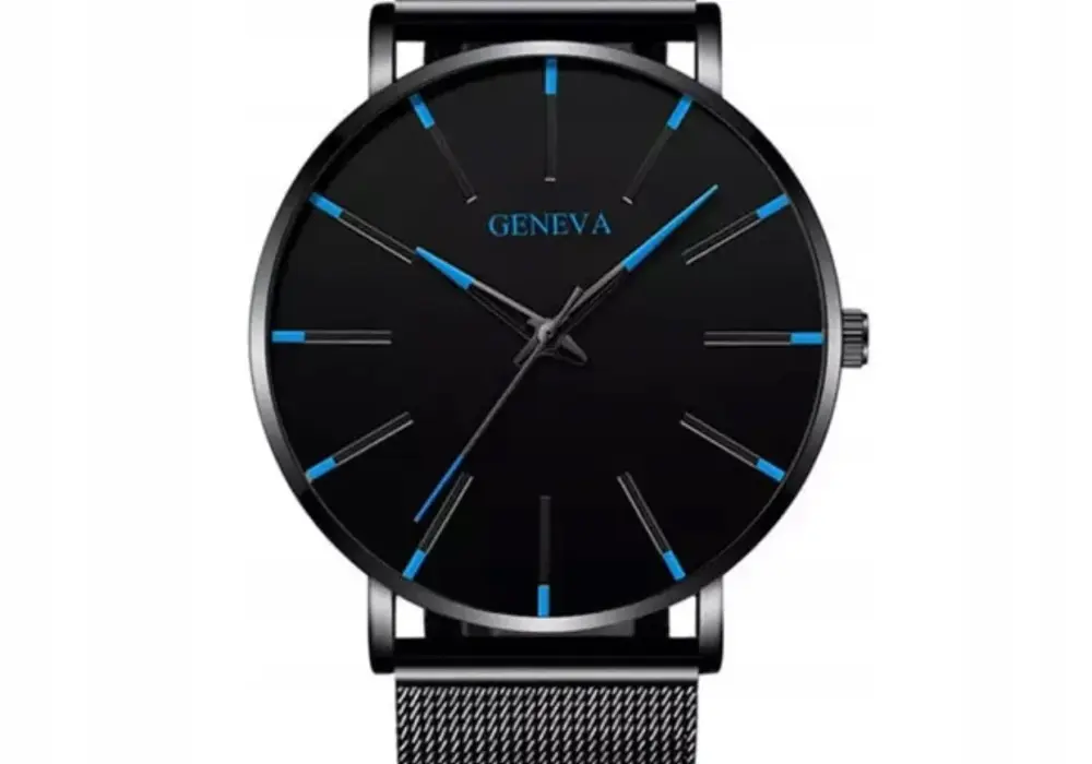 Stylowe zegarki męskie Geneva łączące elegancję z casualowym stylem