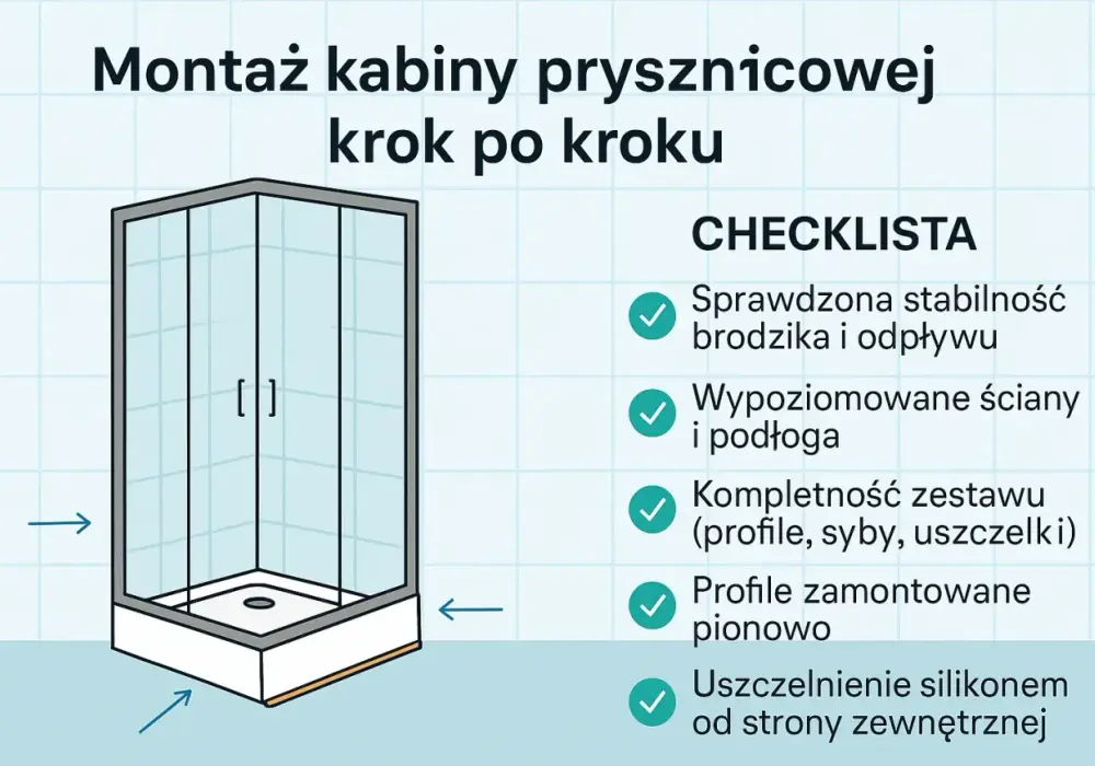 Montaż kabiny prysznicowej - Koszty, cennik i pułapki