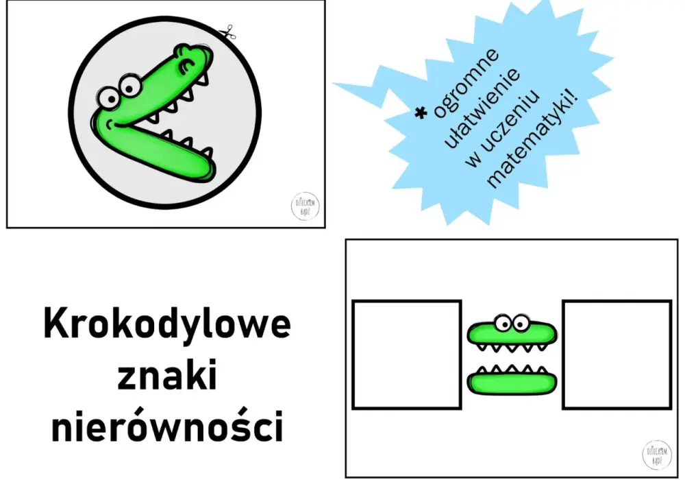 Znak mniejszości i większości - Jak zapamiętać raz na zawsze?