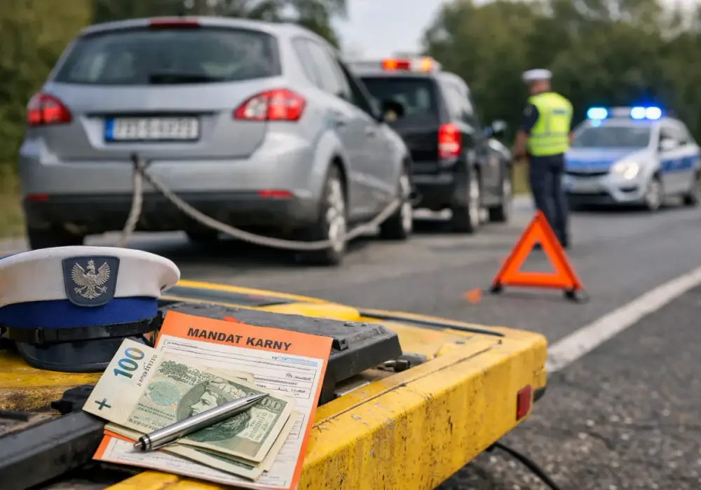 Jak oznaczyć holowany samochód, aby uniknąć kar i zagrożeń?