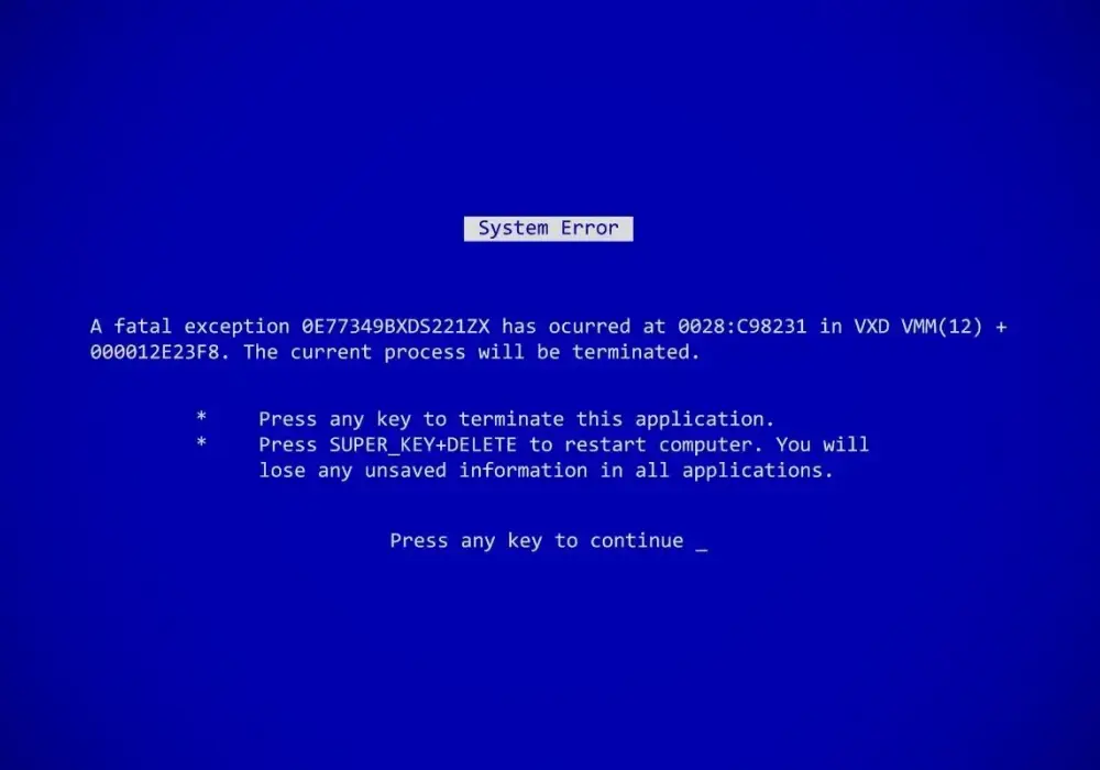 Niebieski ekran Windows - Czy to awaria? Rozwiąż problem!