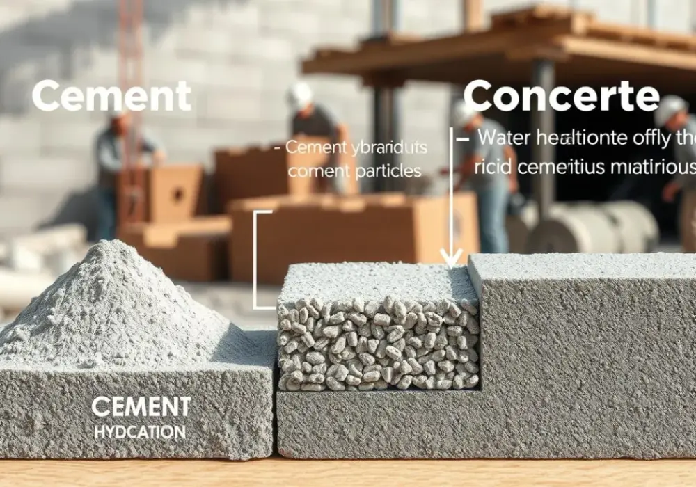 Cement i beton - poznaj kluczowe różnice i zastosowania