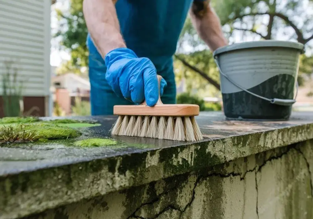 Jak usunąć mech z betonu domowe sposoby – skuteczne metody i porady