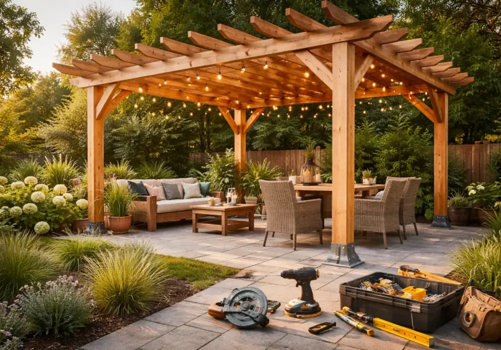 Pergola ogrodowa DIY: Budowa krok po kroku poradnik