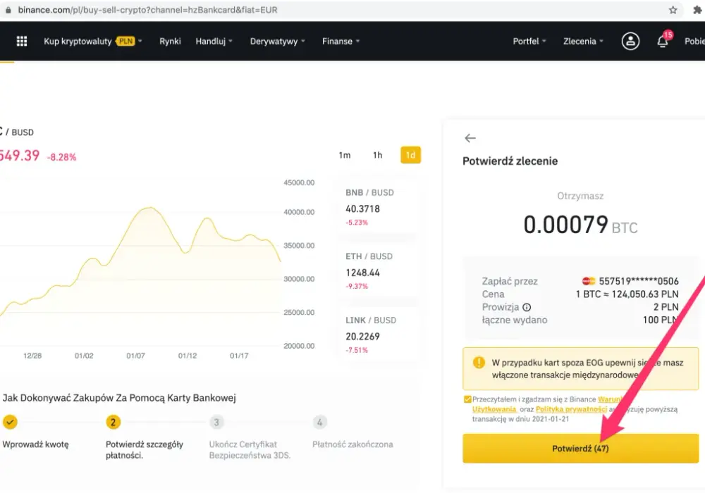 Kredi kartı ile Binance: Unikaj wpadek przy wpłatach kryptowalut