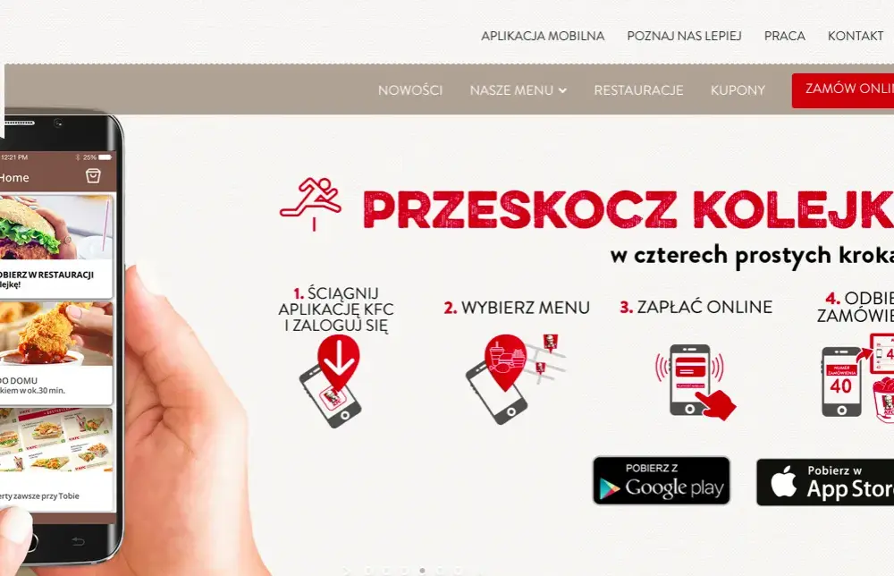 Gdzie wpisać kod w aplikacji KFC, aby zaoszczędzić na zamówieniu?