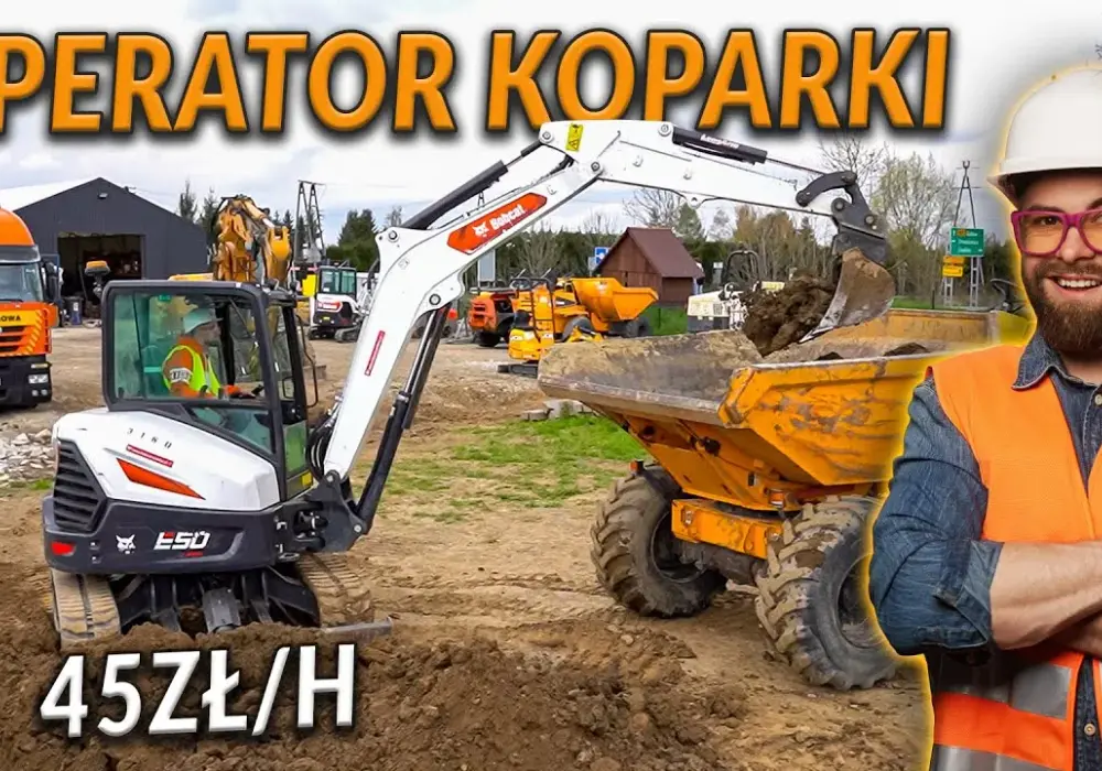 Ile zarabia operator koparki na godzinę? Zaskakujące różnice w stawkach