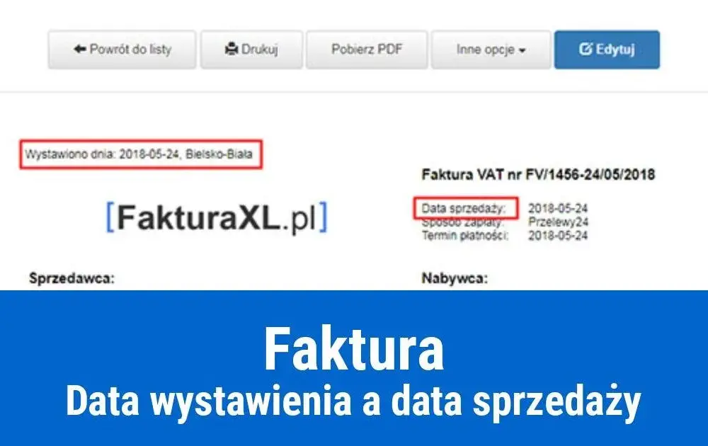Data sprzedaży na fakturze za najem. Unikaj błędów podatkowych i księgowych