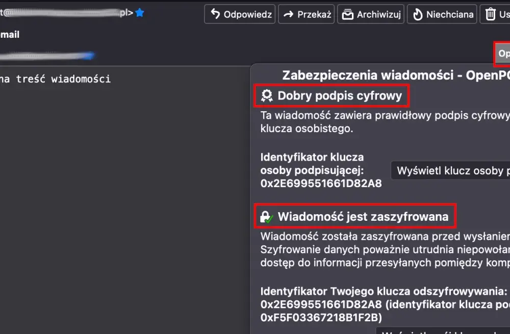 OpenPGP - Szyfrowanie wiadomości i plików - Jak to działa?