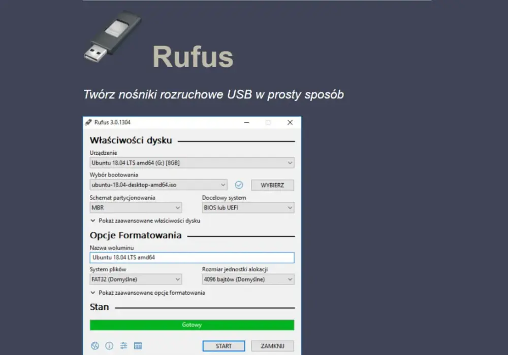 Rufus Windows 7 - Bootowalny Pendrive Krok po Kroku (MBR/GPT)