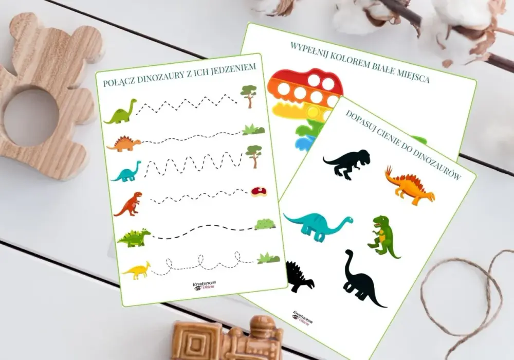 Dzień dinozaura w domu - proste zabawy dla dzieci