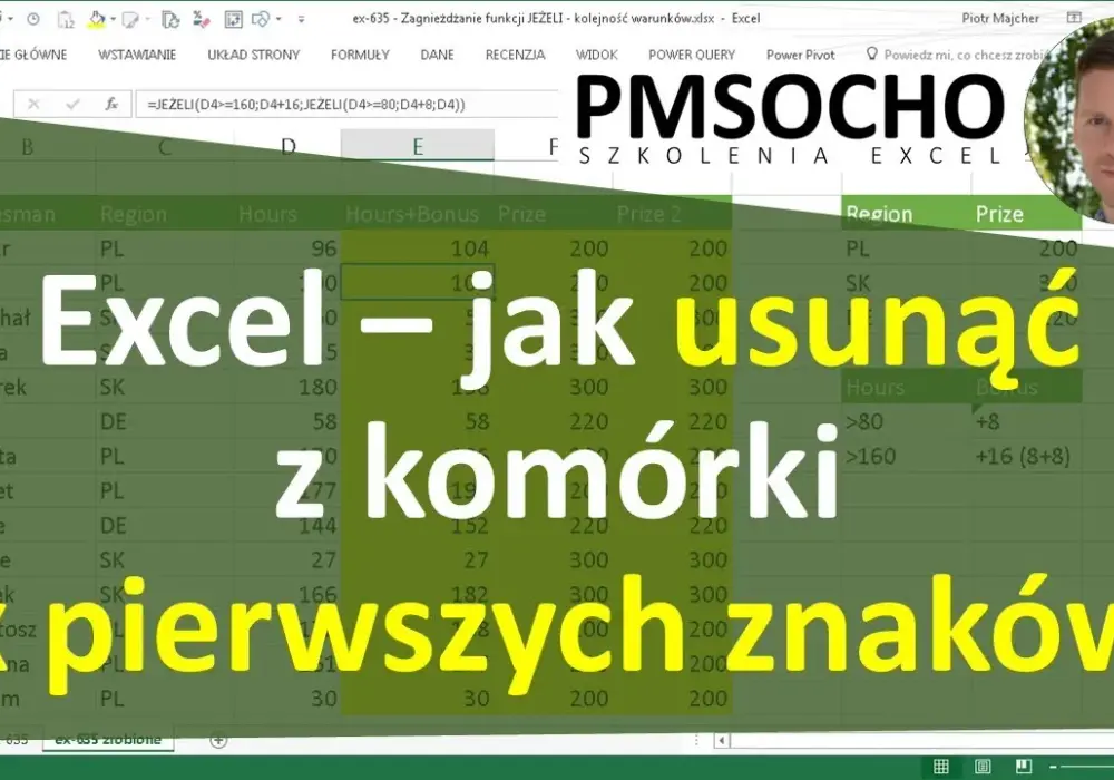 Jak skutecznie usunąć część tekstu z komórki w Excelu bez problemów