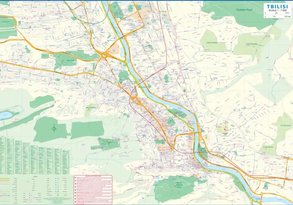 Tbilisi na mapie: Kluczowe atrakcje i przydatne informacje