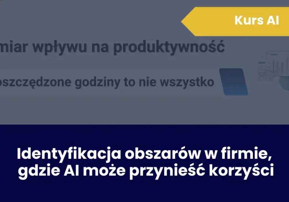 Szkolenie AI - Wybierz kurs, który działa i wdróż go w firmie