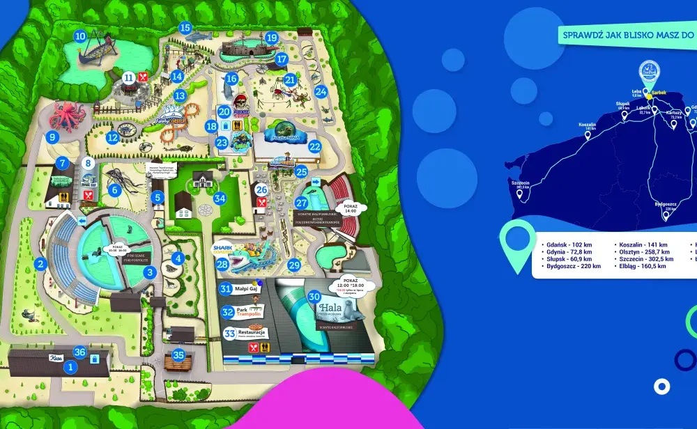  Fokarium w Sea Park Sarbsk - największy oceanarium w Polsce
