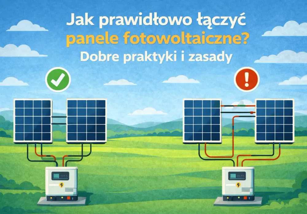 Połączenie szeregowe - zasady, praktyka, błędy w PV