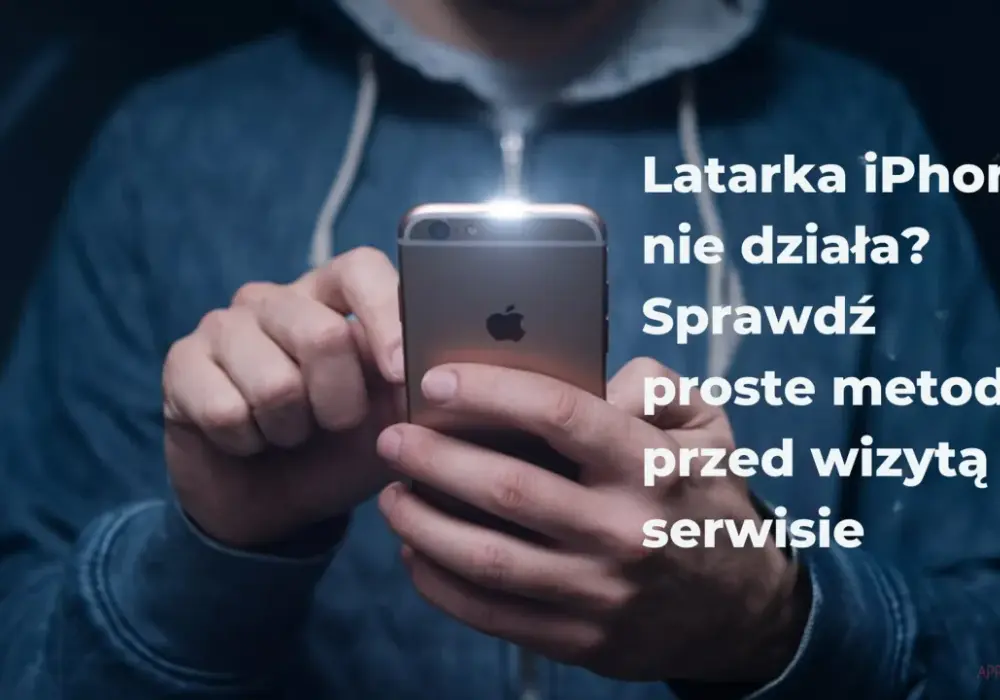 Latarka w iPhonie - Jak włączyć, używać i co, gdy nie działa?