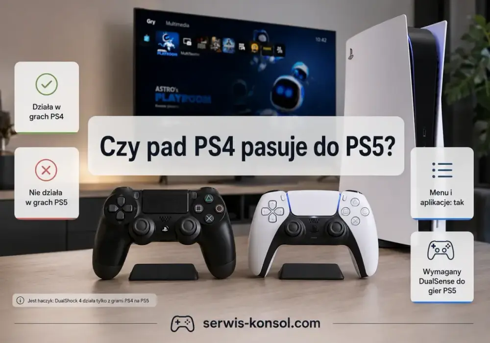 Pad PS4 do PS5 - Czy działa? Pełna zgodność i parowanie!