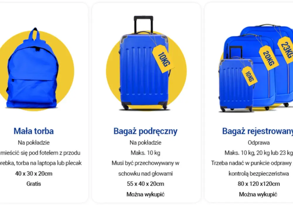Bagaż podręczny: Ile można zabrać? Wymiary, waga, zasady LOT, Ryanair, Wizz Air