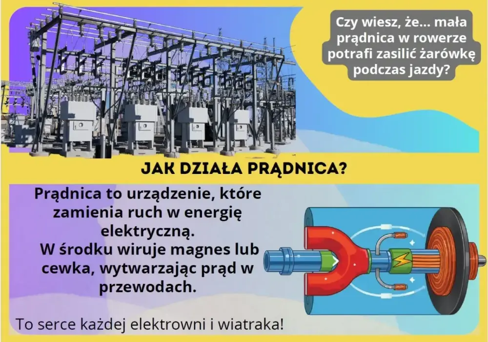 Prądnica - jak zamienia ruch w napięcie?