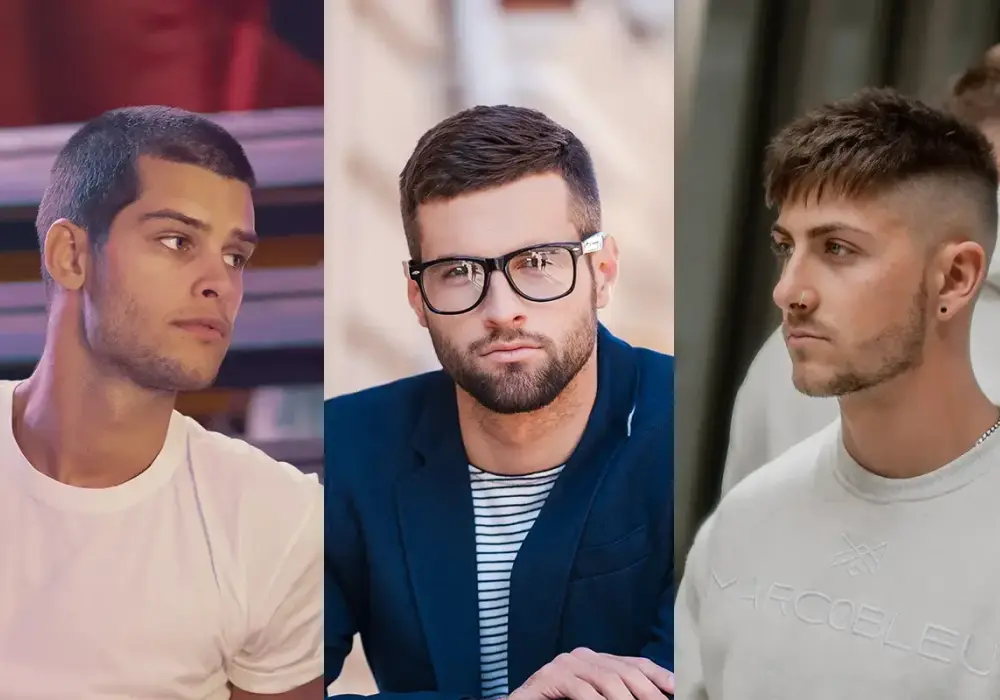 Krótkie fryzury dla mężczyzn: 5 cięć bez układania