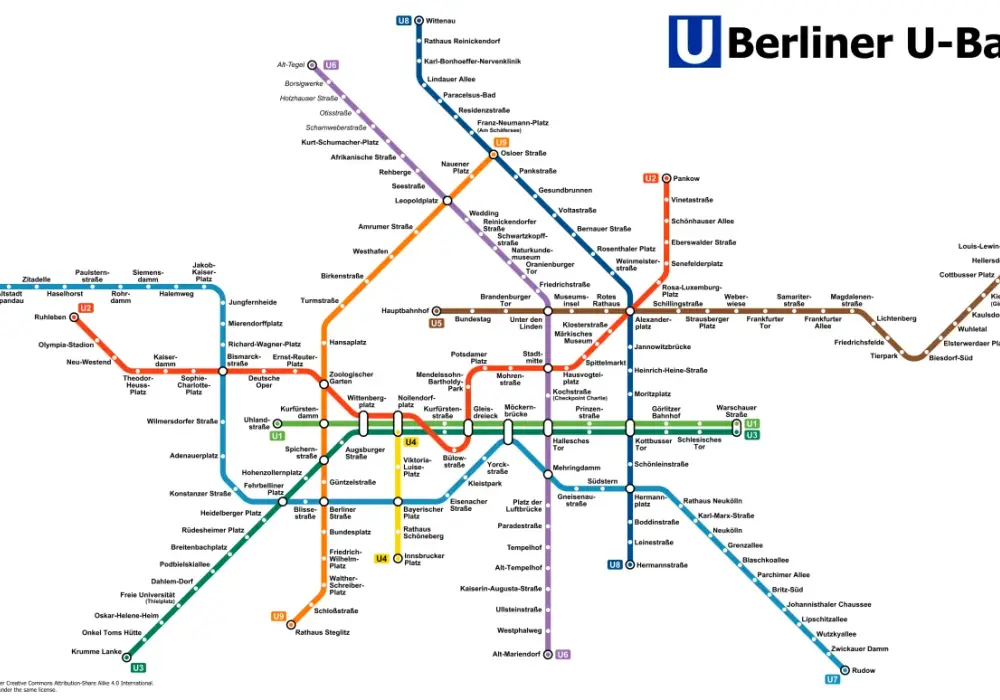 Berlińskie metro U-Bahn - Jak zwiedzać Berlin bez stresu?