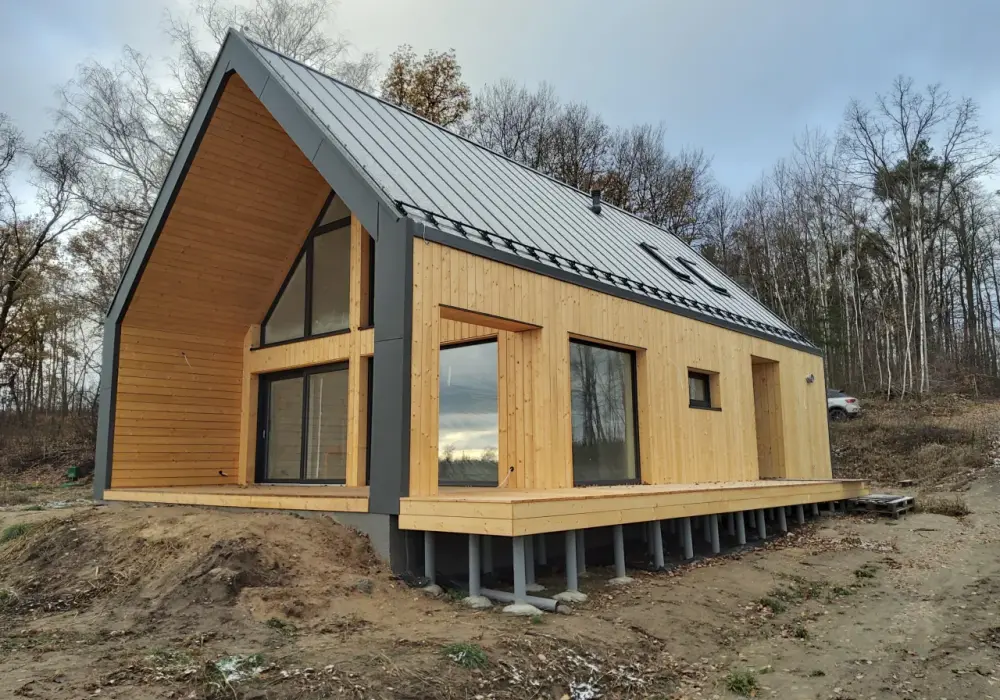 Domek szkieletowy 70m²: Koszty, proces budowy i specyfikacja