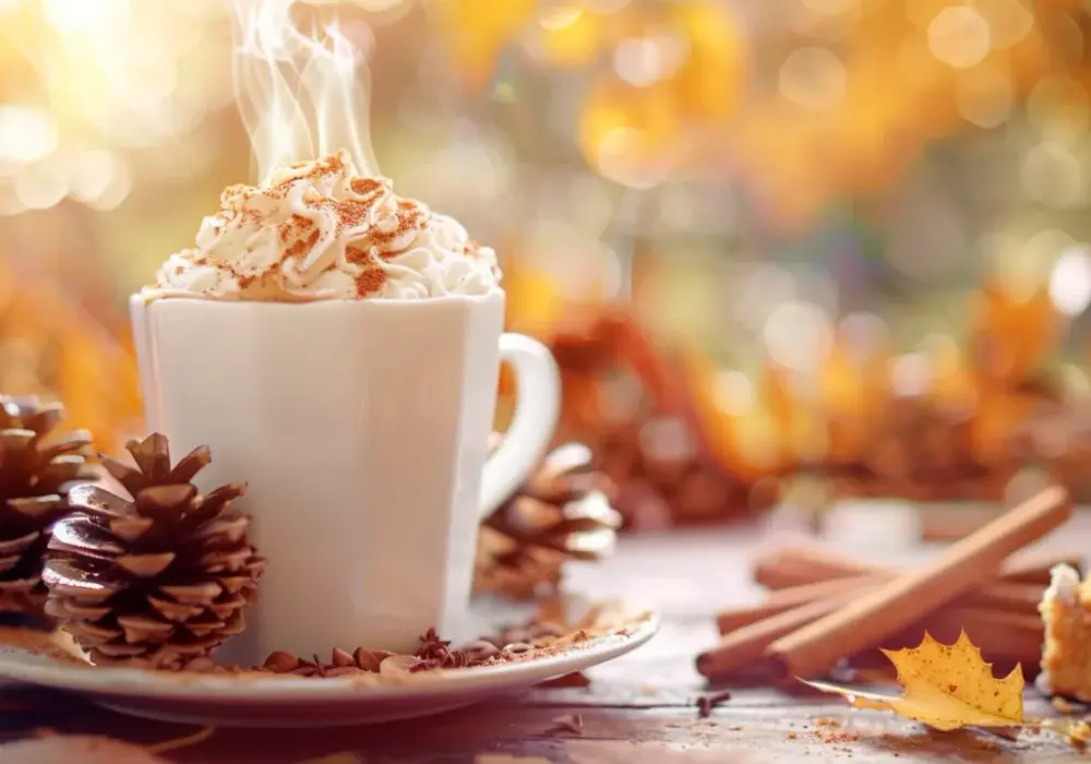 Kawa Pumpkin Spice z syropem dyniowym i przyprawami