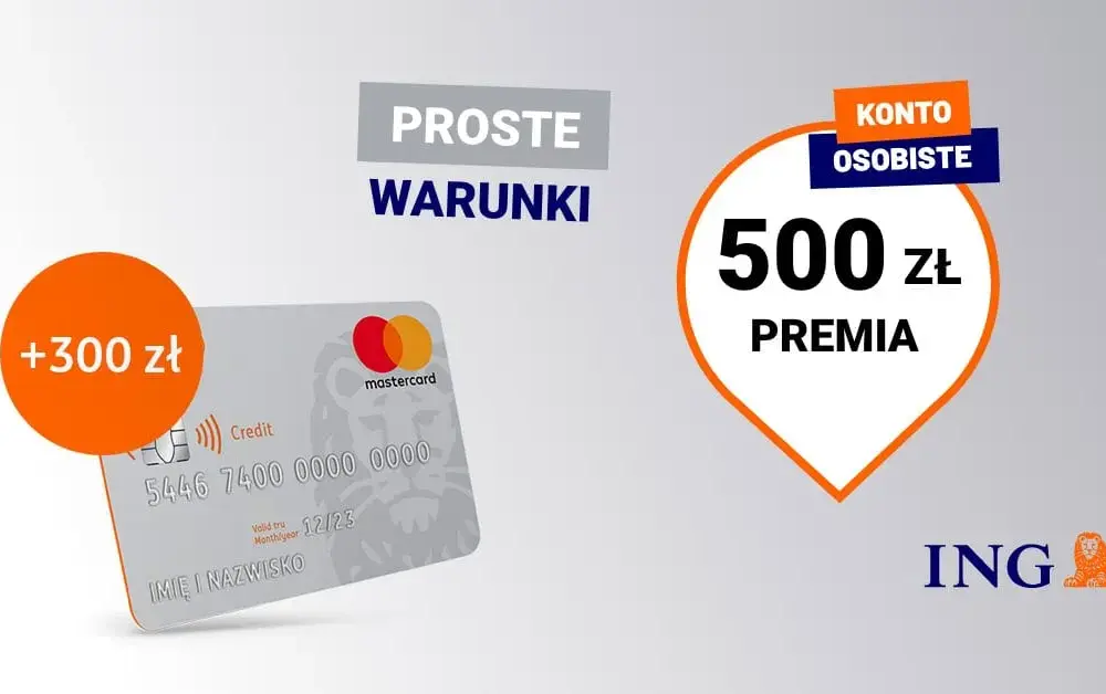 ING Promocja Konta z Kartą za Darmo i Zwrotem za Zakupy