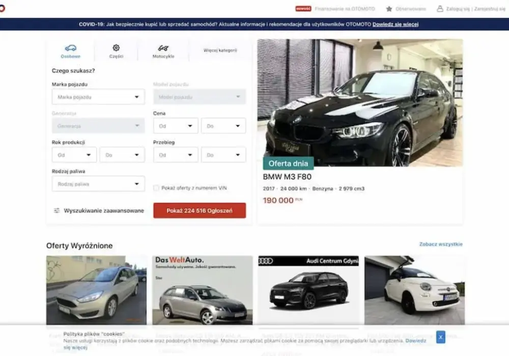 Ile kosztuje wystawienie samochodu na Otomoto? Sprawdź wszystkie opłaty i oszczędzaj!