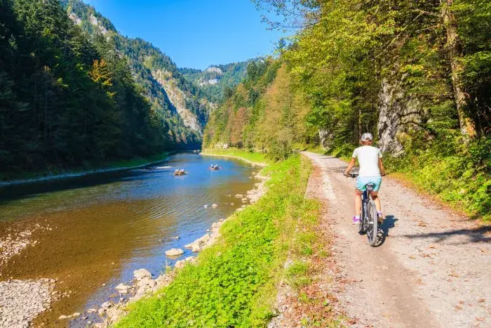 Trasa rowerowa Szczawnica Czerwony Klasztor - mapa i atrakcje