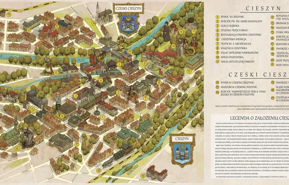 Co mówi mapa o atrakcjach cieszyńskiego tramwaju?