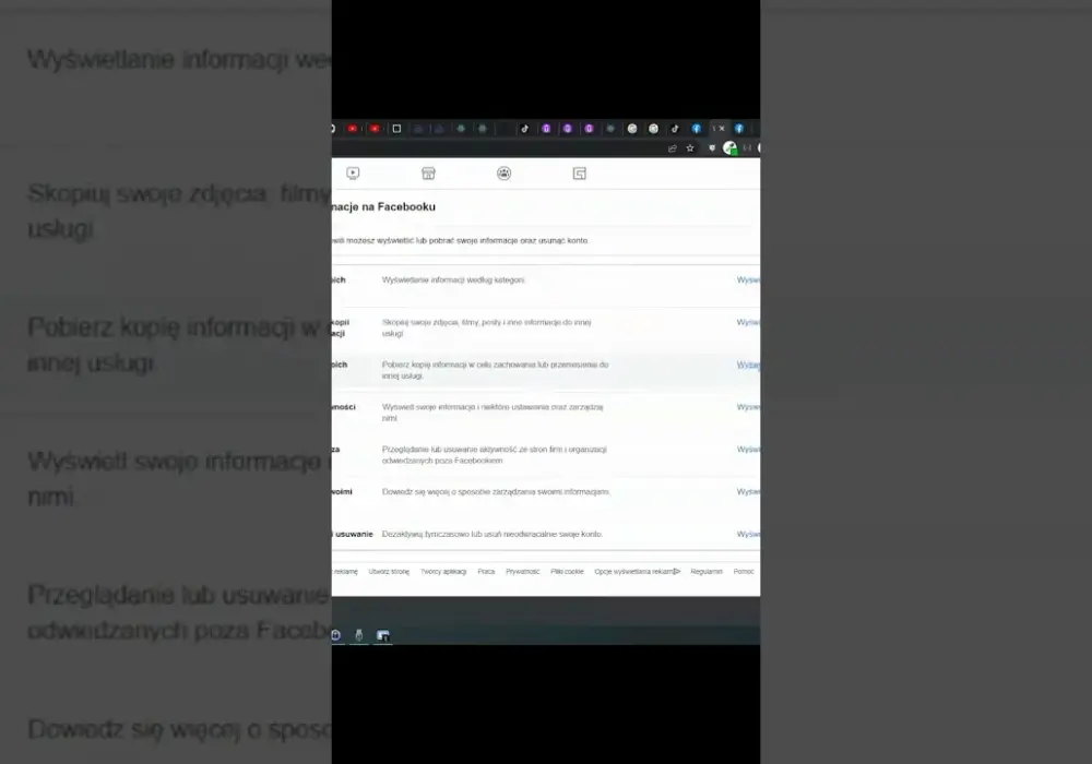 Jak pobrać kopię danych z fb i nie stracić cennych informacji
