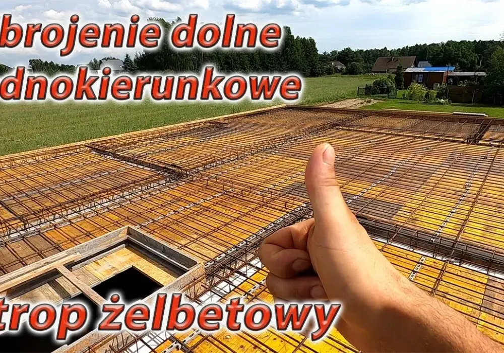 Strop jednokierunkowo zbrojony: Kluczowe informacje i zastosowania