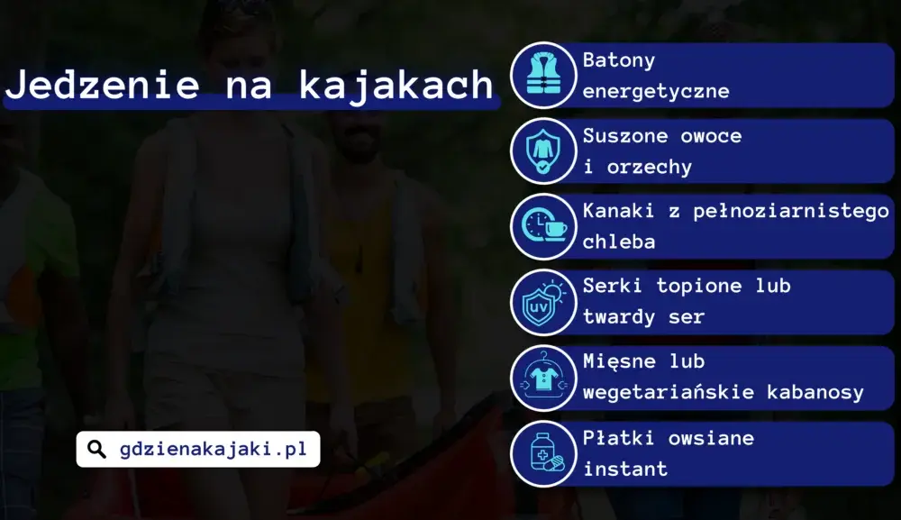 Co zabrać na kajaki do jedzenia? Sprawdź najlepsze przekąski!