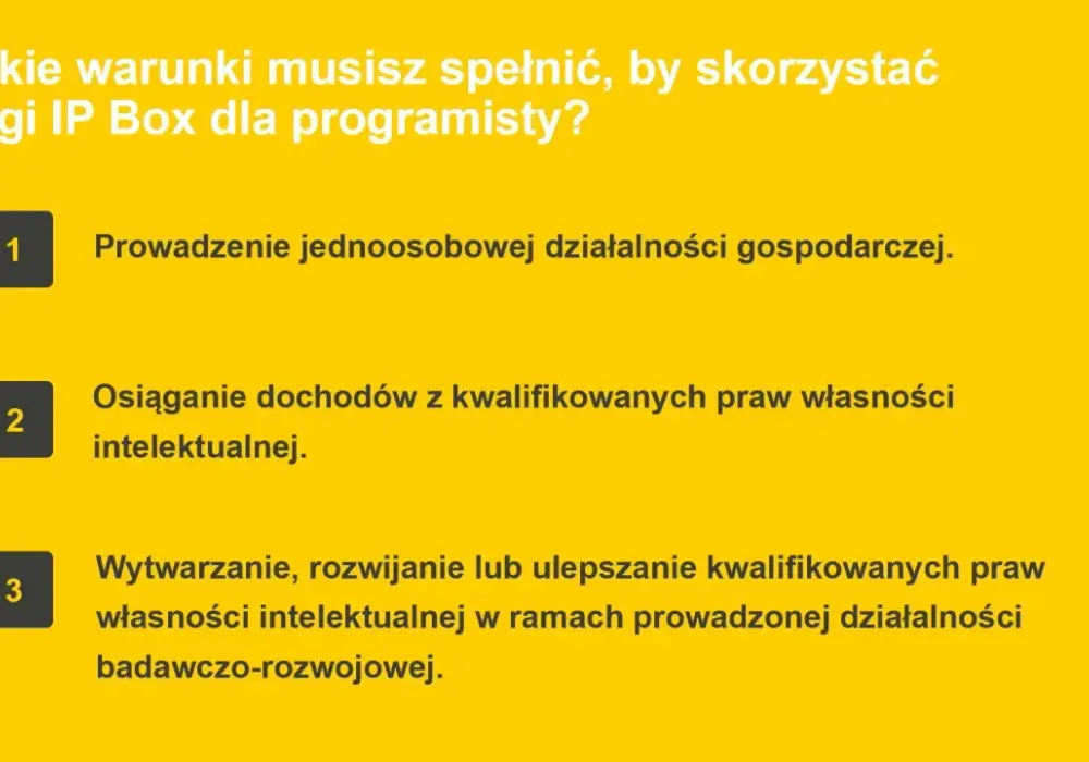 IP Box - 5% podatku? Sprawdź, czy Twoja firma spełnia warunki!