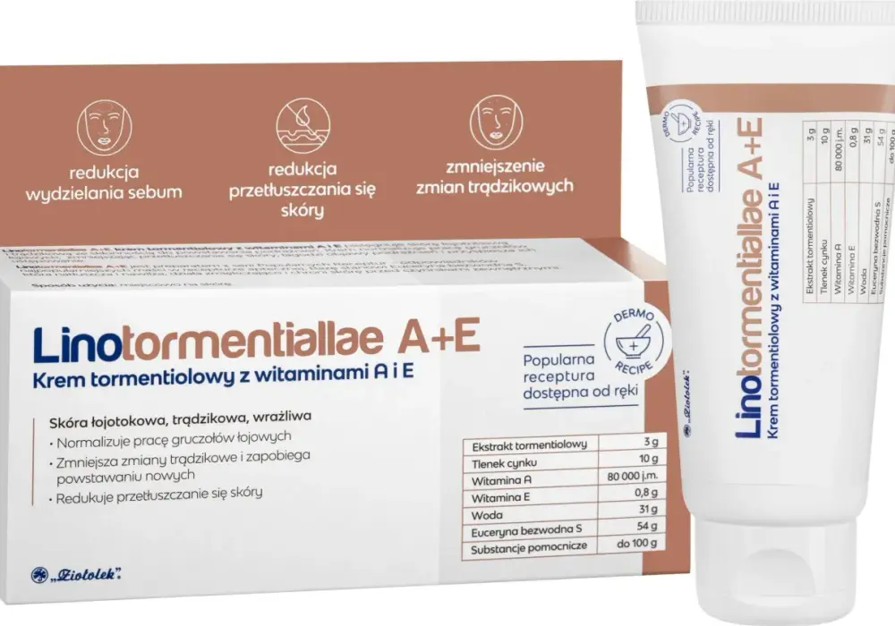 Linotormentiallae A+E - kiedy pomaga cerze tłustej i wrażliwej?