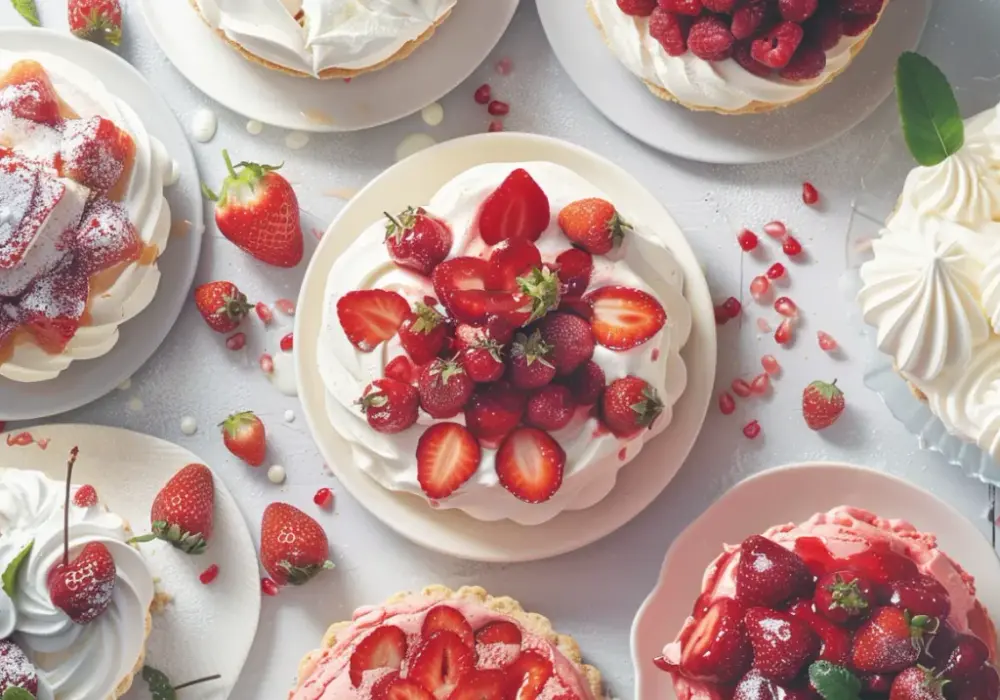Desery z truskawkami: tarty, serniki, lody, tiramisu, ptysie